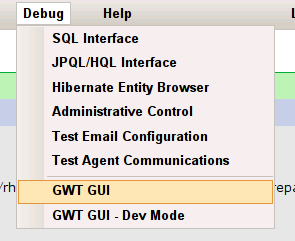 Uruchomienie interfejsu GWT